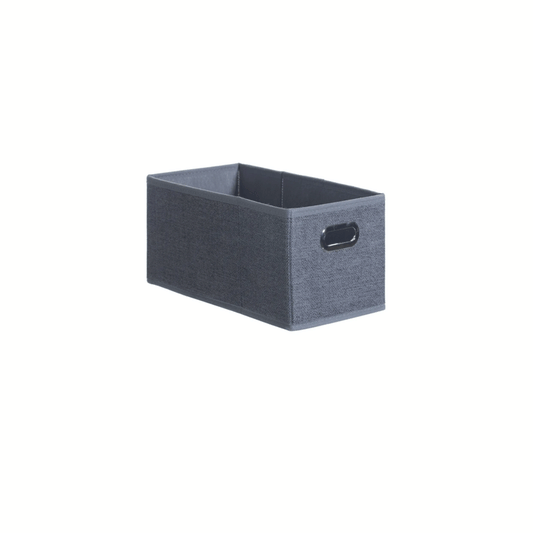 STORAGE BOX 31X31 D GREY LINEN