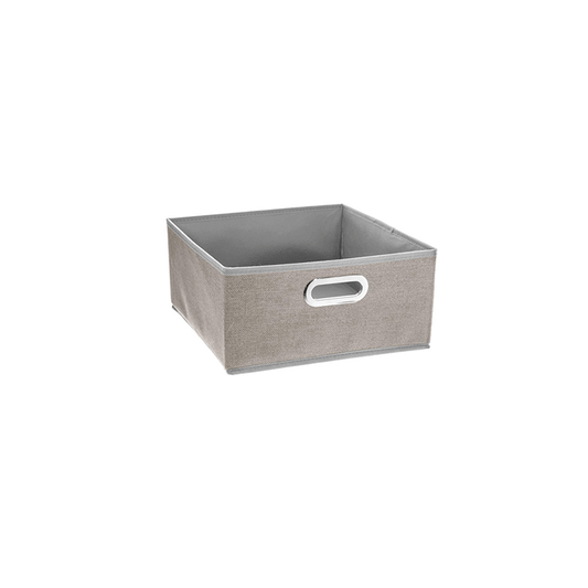 STORAGE BOX 31X15 BEIGE LINEN