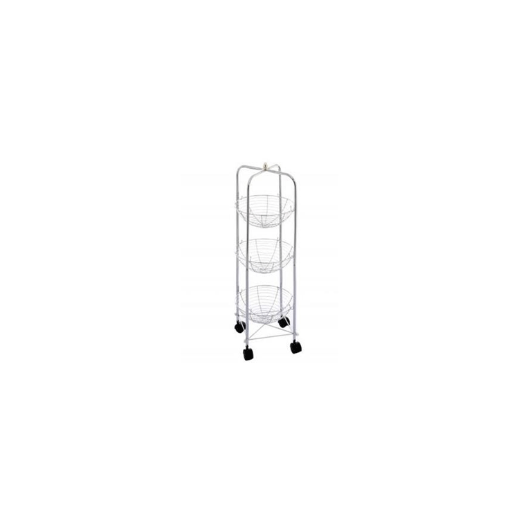 3 TIER ROUND TROLLEY