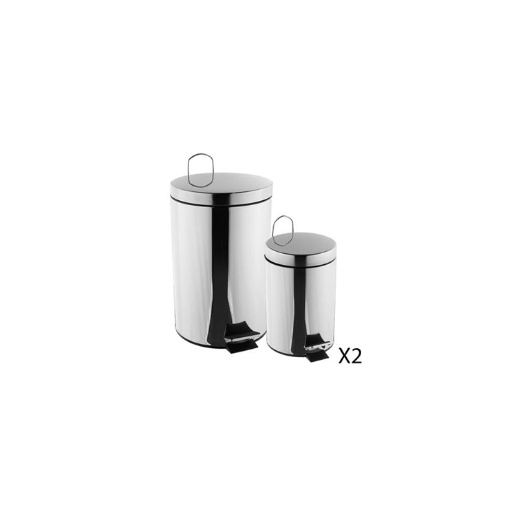 STAINLESS STEEL STEP BIN 2 PCS