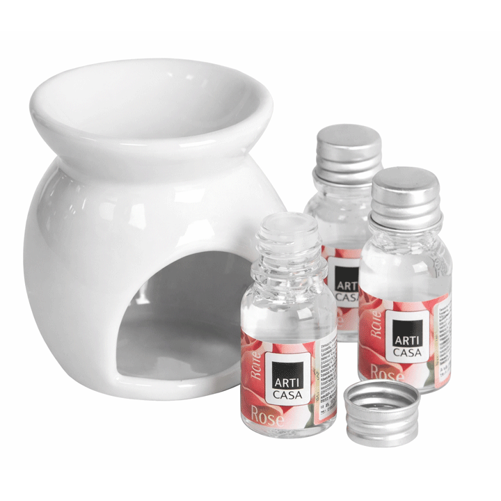 OIL BURNER 3X10ML 8ASS SCENTS 12 1,35 SW/GL OIL BASE 6%FR. CBW