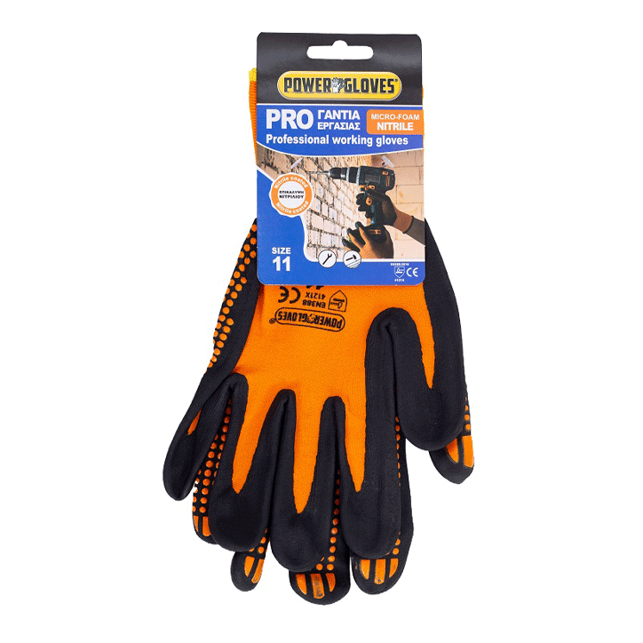 POWER GLOVES PRO MICRO-FOAM NITRILE 11