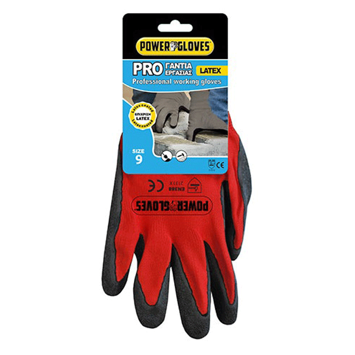 POWER GLOVES PRO LATEX 9