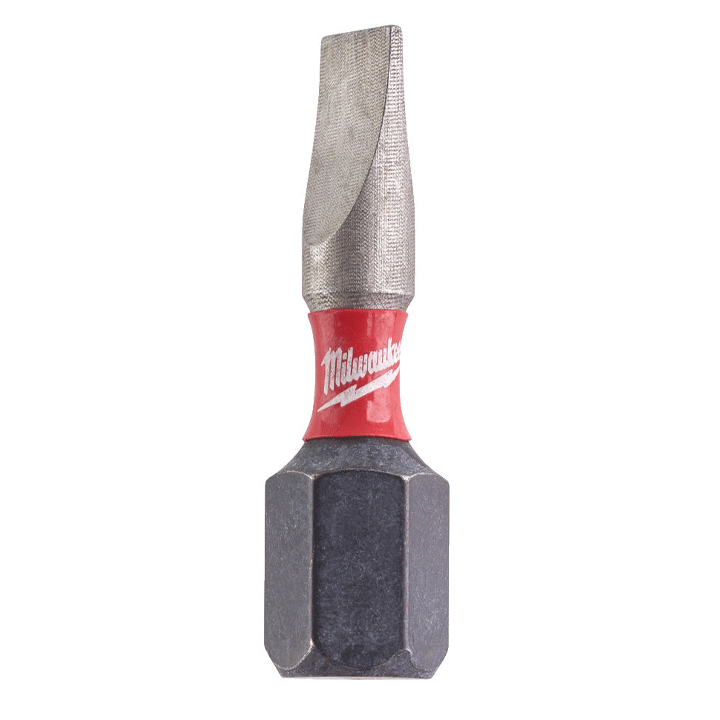 MILWAUKEE SLOTTED 4.5 x 25mm SHOCKWAVE BIT 2PCS