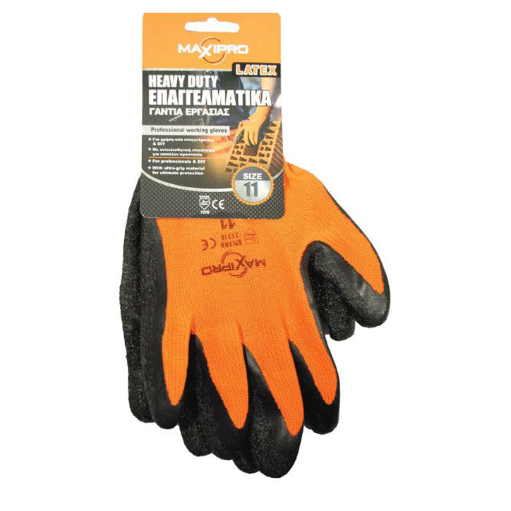MAXI PRO WORKING GLOVES LATEX 10
