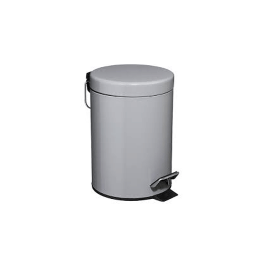 METAL 3L DUSTBIN GREY