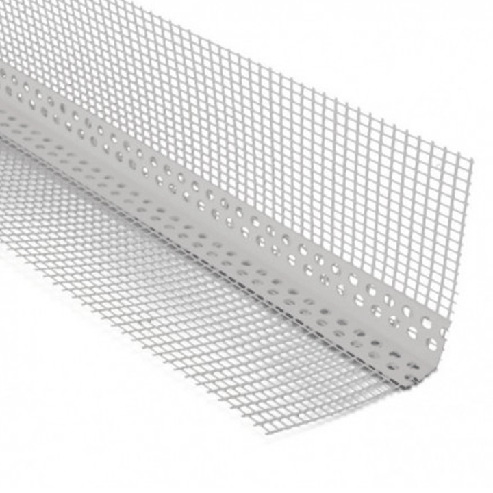 ΓΩΝΙΟΚΡΑΝΟ PVC ΜΕ ΠΛΕΓΜΑ 100X100X2500MM