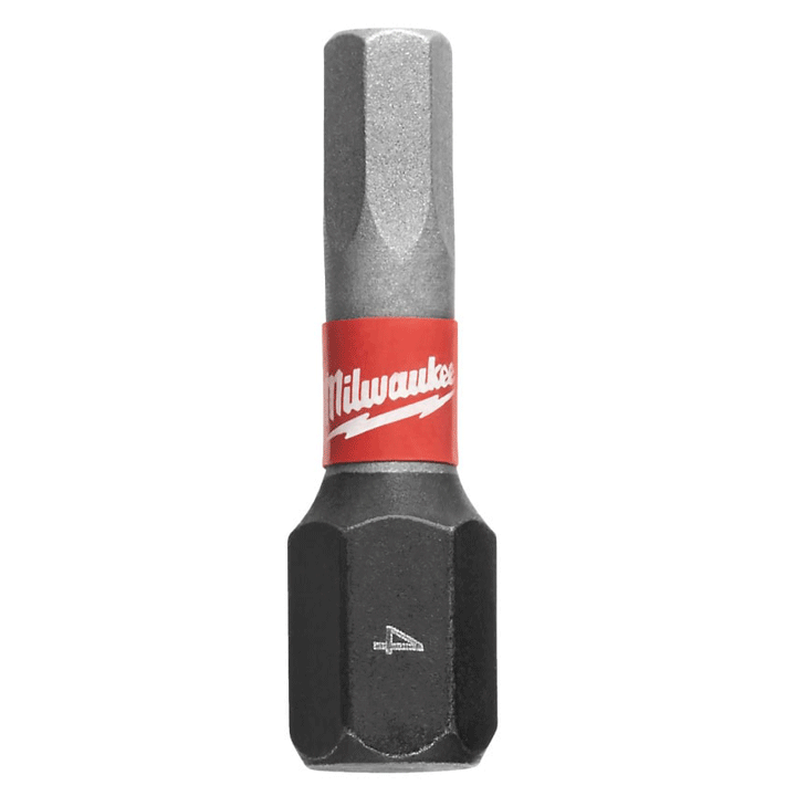 MILWAUKEE 4MM X 25MM HEX SHOCKWAVE BIT 2PCS