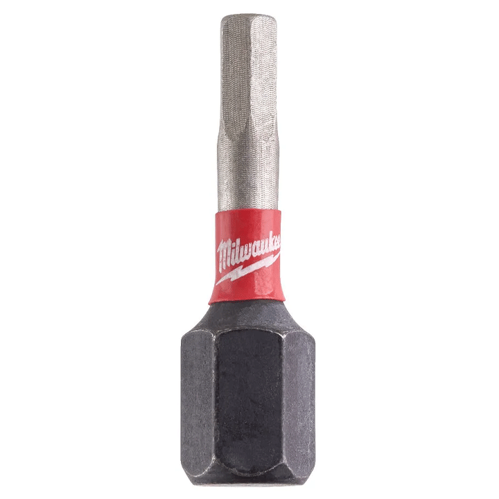 MILWAUKEE 3MM X 25MM HEX SHOCKWAVE BIT 2PCS