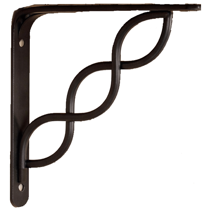 ΡΑΦΙ ΣΤΗΡΙΓΜΑΤΟΣ DECO ΤΕΤΡΑΓΩΝΟΣ ΚΟΜΒΟΣ ΣΚΟΥΡΟ ΓΚΡΙ 145MM