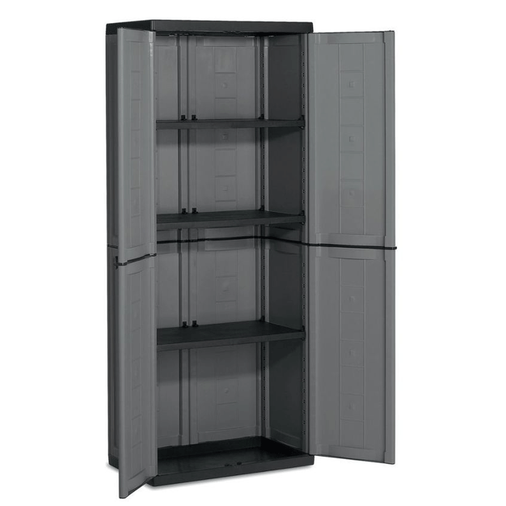 UTILITY CABINET JOLLY DARK GREY/BLACK