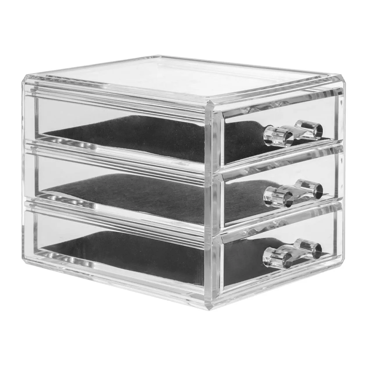 BOX JEWELERY 3 DRAWERS S