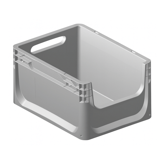 INDUSTRIAL BOX 30X20X17 CM  GREY