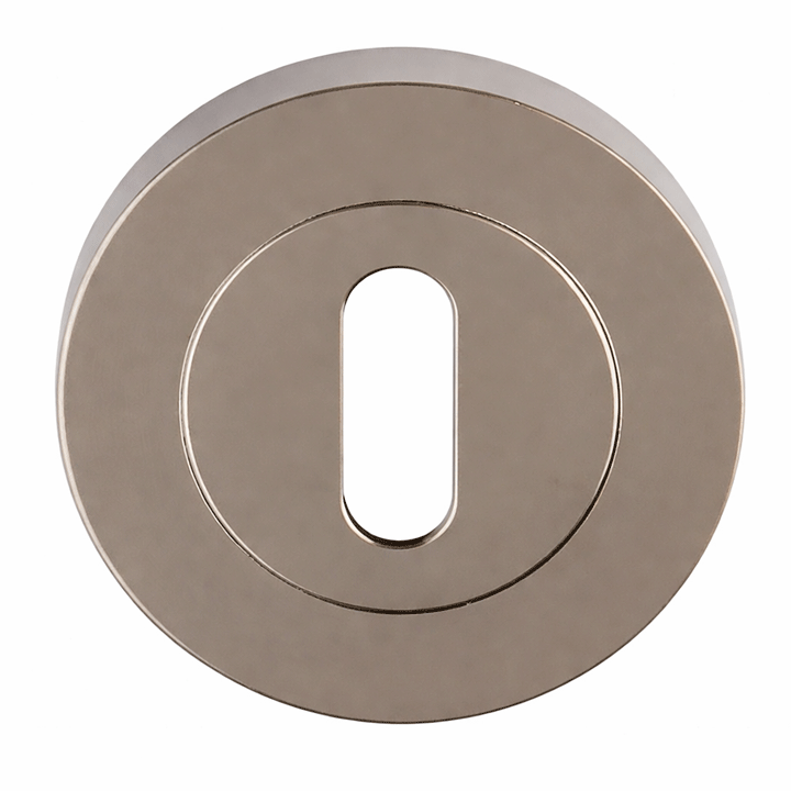 ESCUTCHEON VIVIENNE SATIN NICKEL