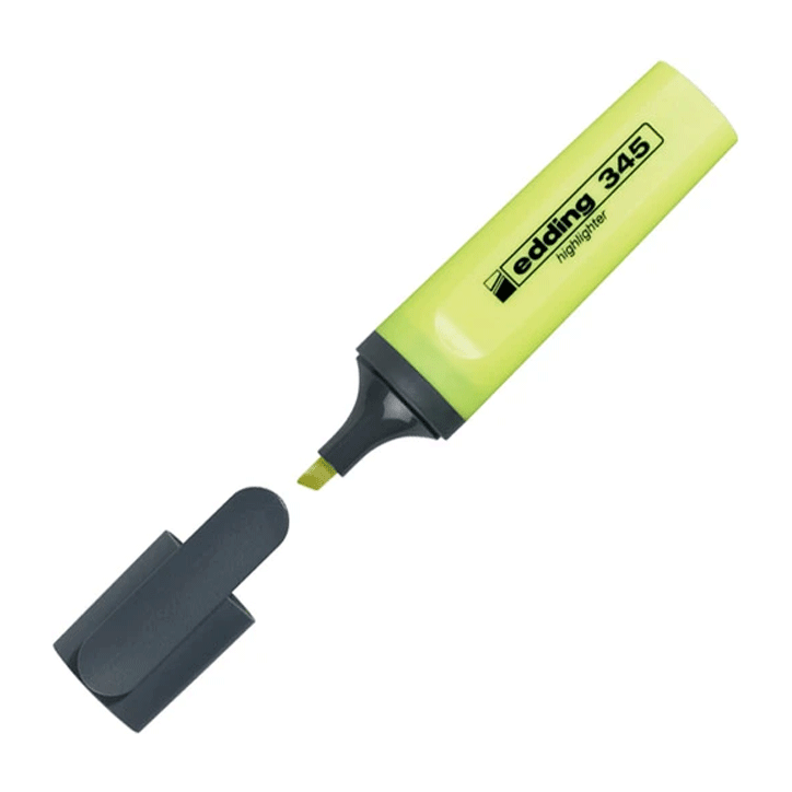 EDDING TEXTMARKERS YELLOW E-345