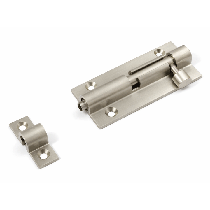 SLIDING BOLT NICKEL 2.5"