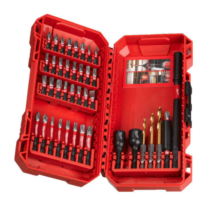 MILWAUKEE SCREWDRIVER BIT IMPACT SET 40PCS