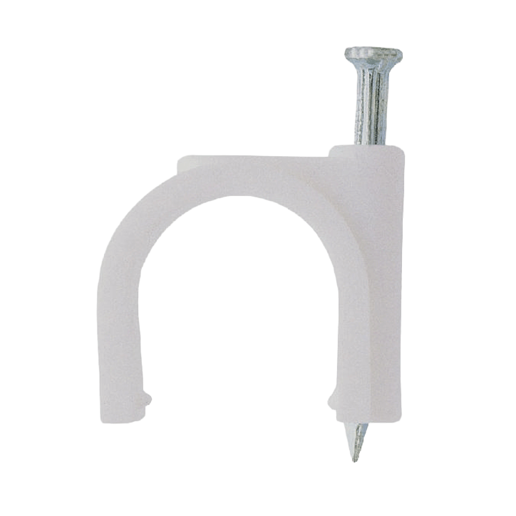 PLASTIC CLAMP FOR PIPE&CABLES 3-4MM 25PCS