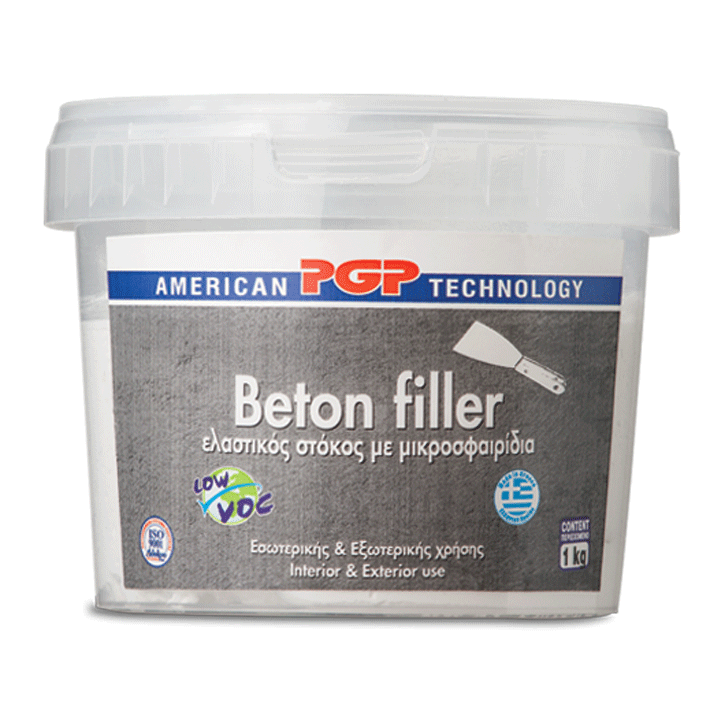 BETON FILLER 4KG GREY MERCOLA