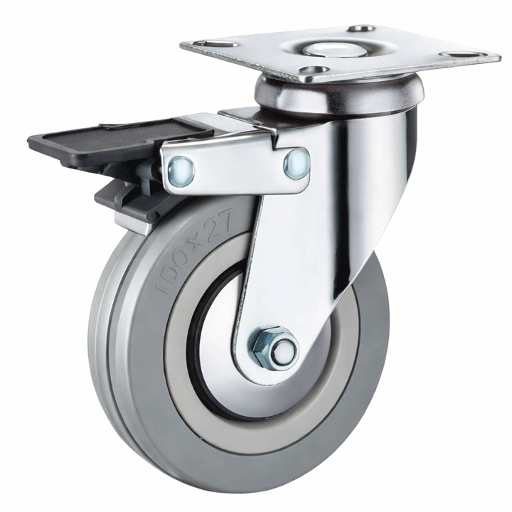 CASTER WHEEL FLANGE STOPPER 125MM