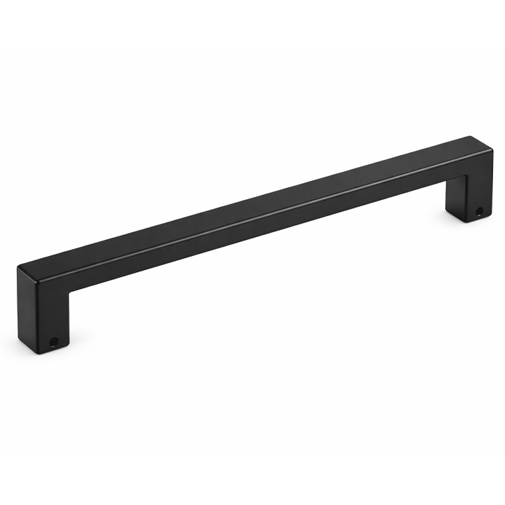 CABINET HANDLE BLACK MAT 148F 128mm