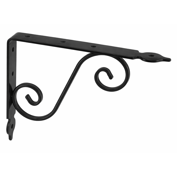 ΣΤΗΡΙΓΜΑ ΡΑΦΙΟΥ RUSTIC ΒΑΜΜΕΝΟ 110x140x3mm ΜΑΥΡΟ