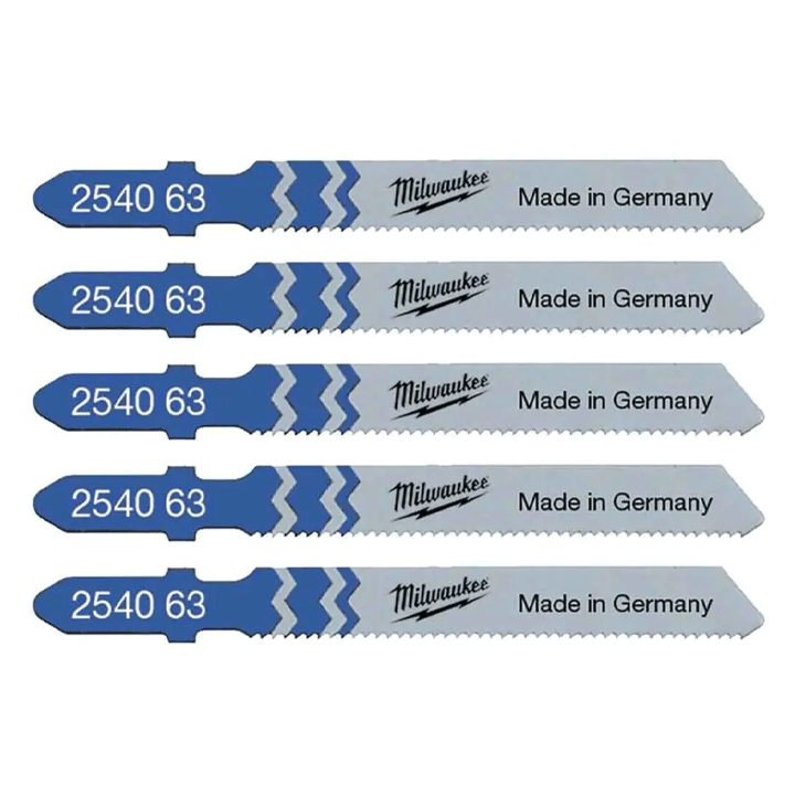MILWAUKEE JIGSAW BLADES  METAL 55MM 1.5-4MM 5PCS
