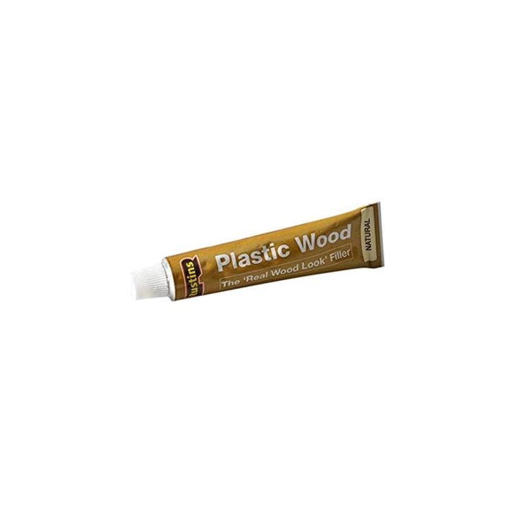PLASTIC WOOD TUBE NATURAL RUSTINS