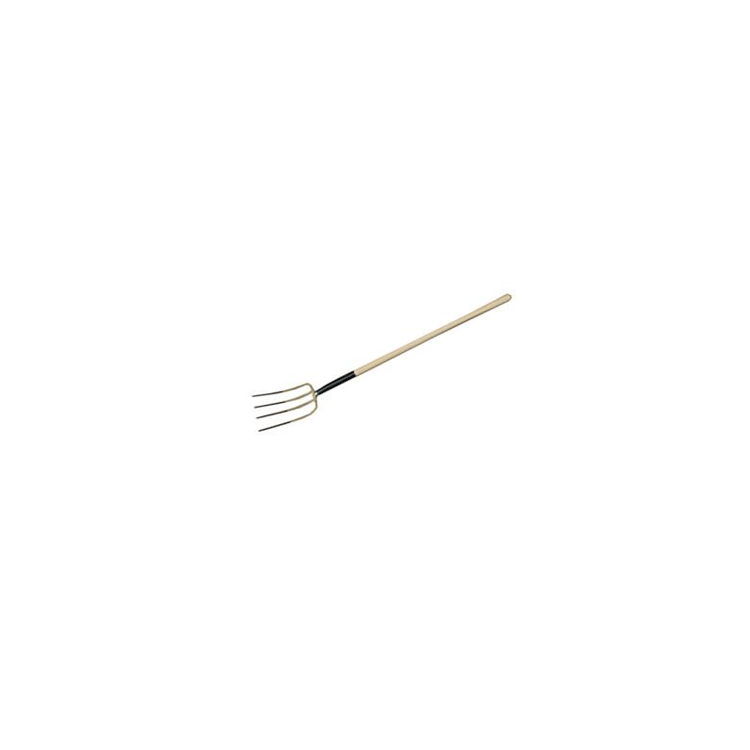 GARDEN FORK WITH WOOD HANDLE