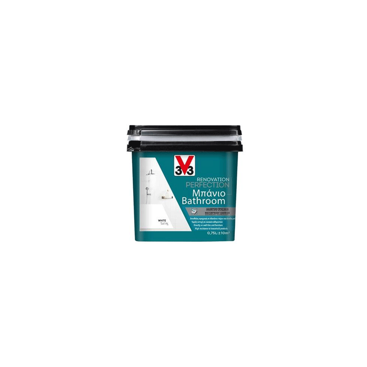 PAINT BATHROOM SOFT GREY RENOVATION V33 750ML