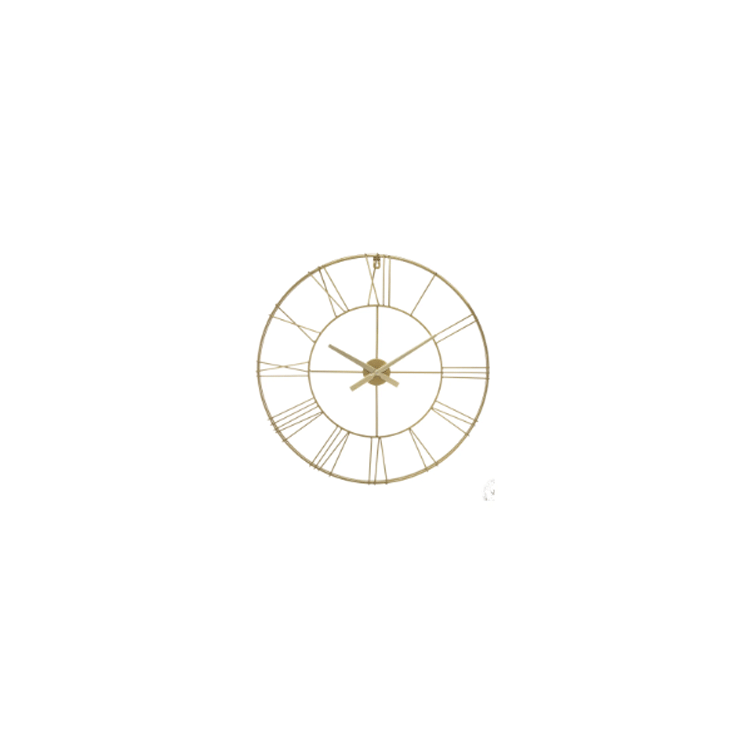 3D METAL CLOCK D70 GOLD