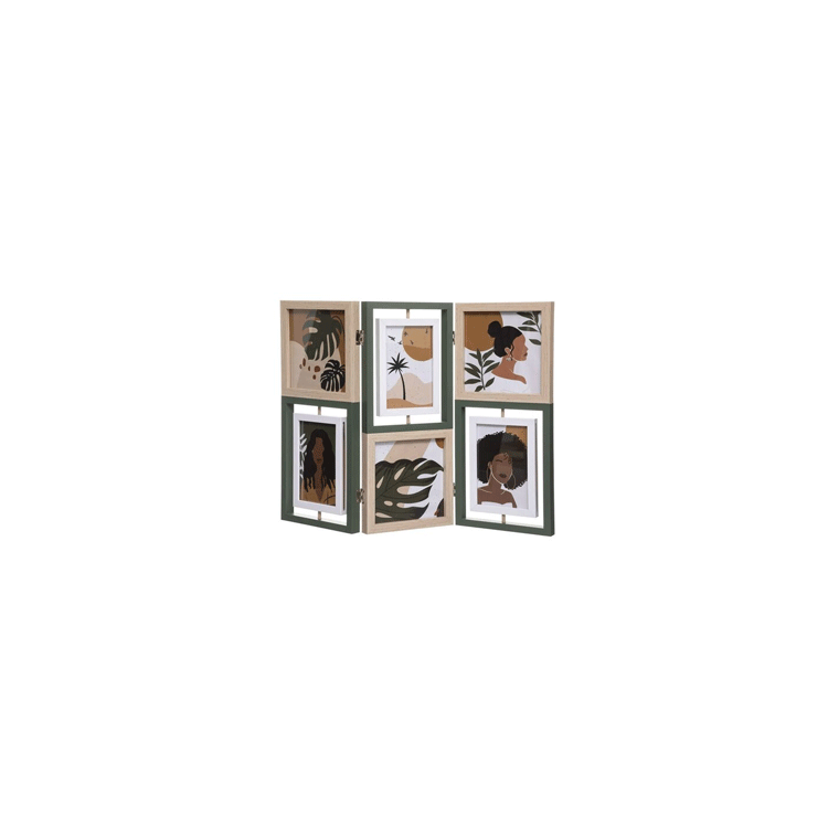 FOLDABL MDF 6PIC PH FRAME JOEL