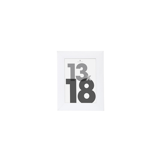 WHITE PS PHOTO FRAME 13X18