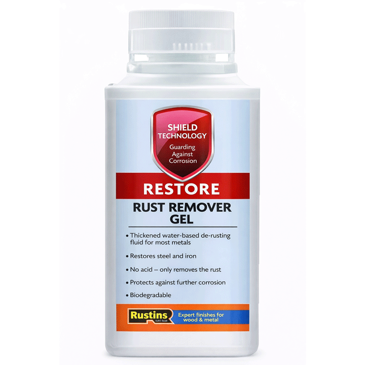 RESTORE RUST REMOVER GEL 250ML RUSTINS