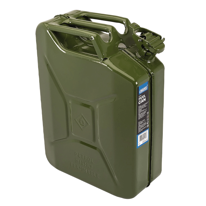 STEEL FUEL CAN GREEN 20L