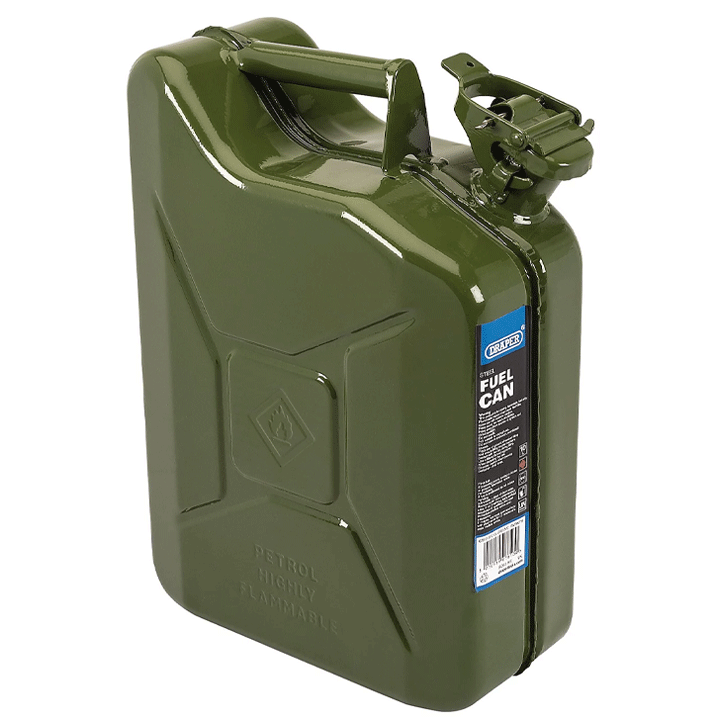 STEEL FUEL CAN GREEN 10L