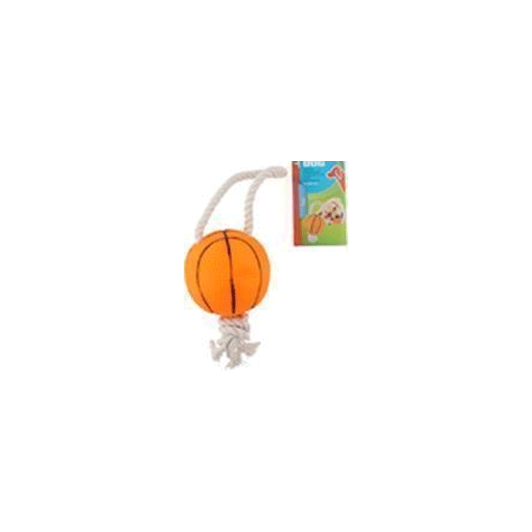 DOG TOY BALL D7.5X20CM PVC/CO