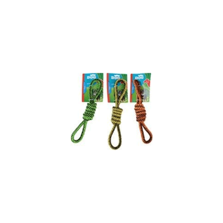 DOG TOY ROPE 37CM 3AS CT