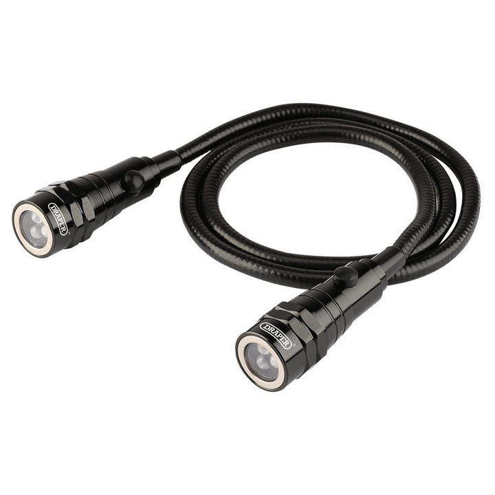 TWIN LED FLEXIBLE INSPECTION LIGHT WITH MAGNETIC ENDS 905MM