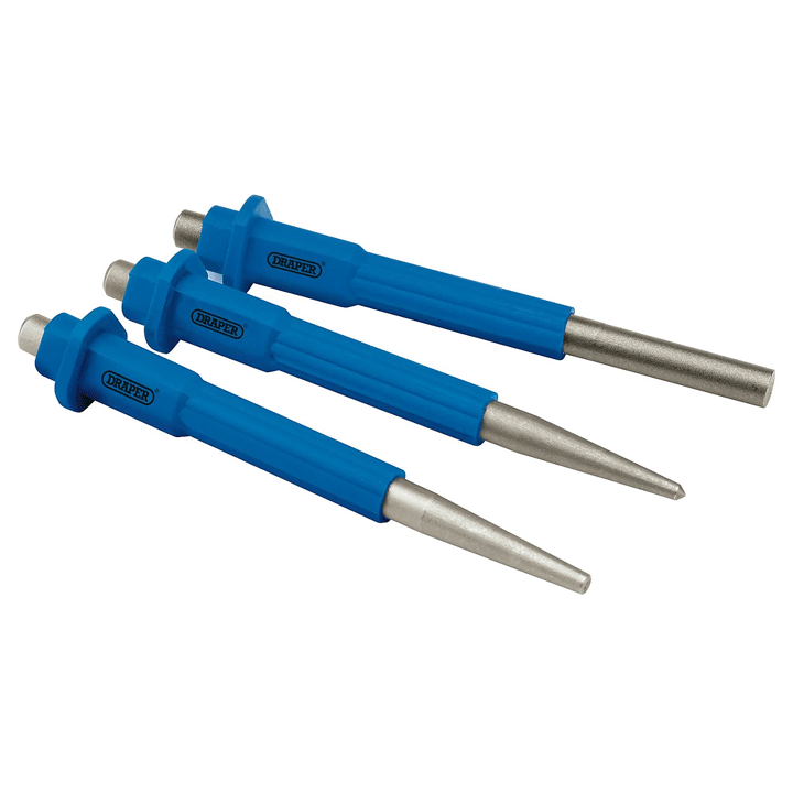 NAIL/PIN/CENTRE PUNCH SET 3PCS