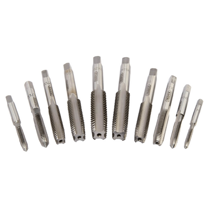 METRIC HAND TAP SET 3-12MM 10PCS