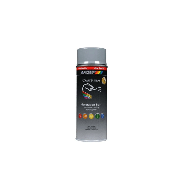 MOTIP CRAFTS SILVER RAL-9006 400ML