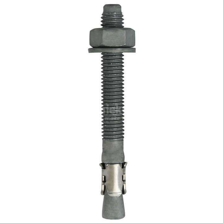 STEEL ANCHOR W/WASHER+NUT FM-753 12X255MM