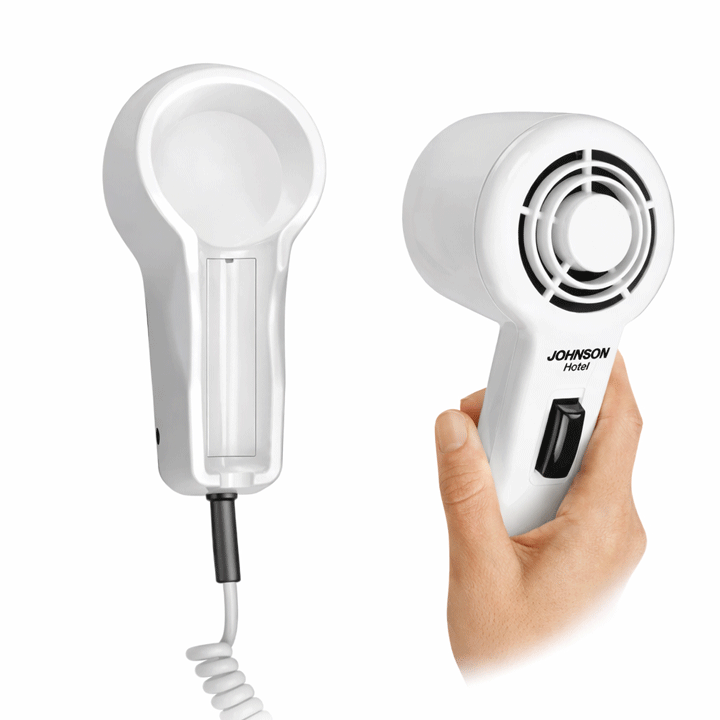 HOTEL HAIR DRYER + WALL SUPPOR