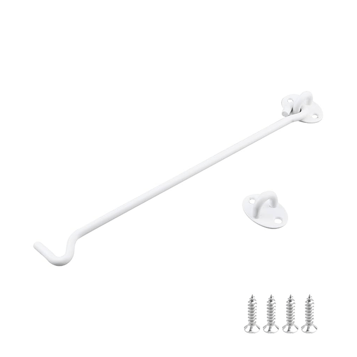 Σίδερο Hook&Eye λευκό 8"