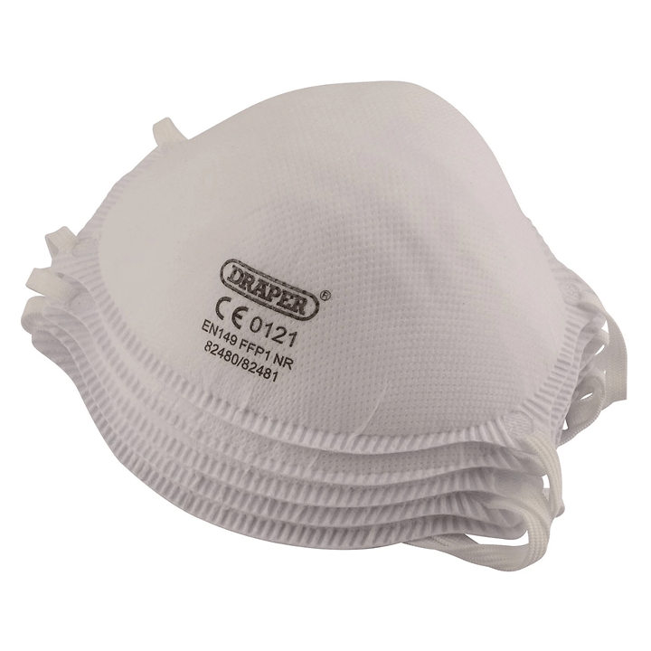 FFP1 PARTICULATE RESPIRATORS 5PCS