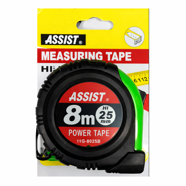 TAPE MEASURE 8M ASSIST