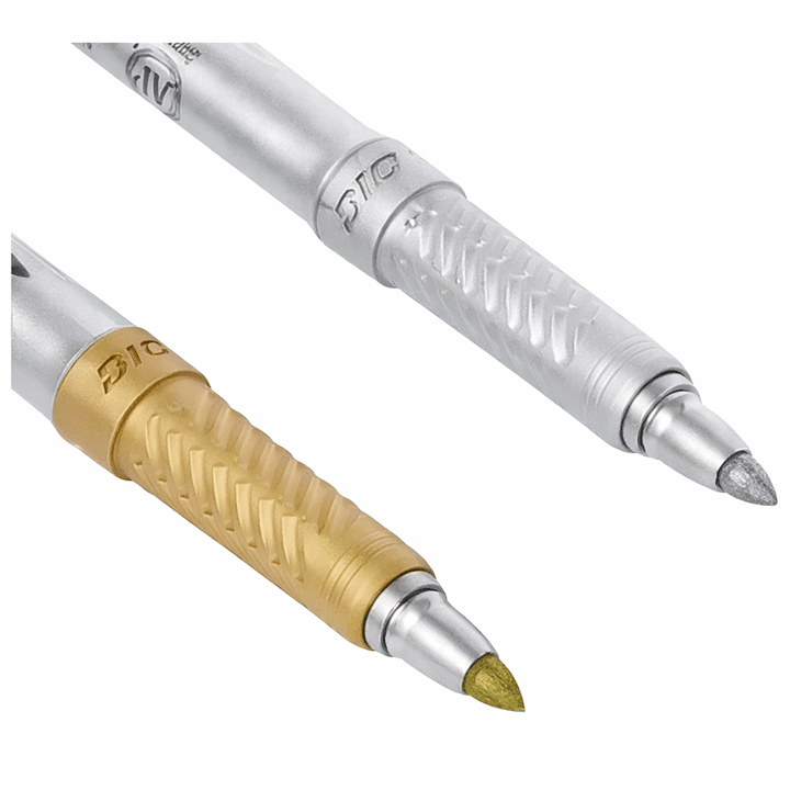 BIG MARKING SILVER-GOLD 1.0MM 2PCS