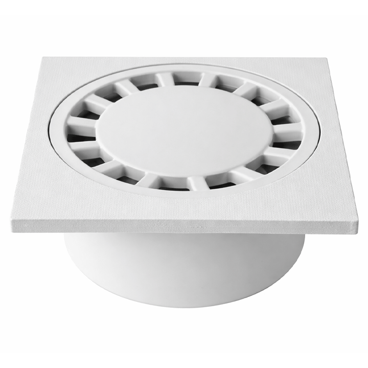 ΣΙΦΩΝΙ ΔΑΠΕΔΟΥ PP 200x200mm ΓΚΡΙ