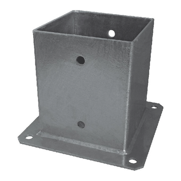 POST BASE SQUARE ZPL 71X71X150